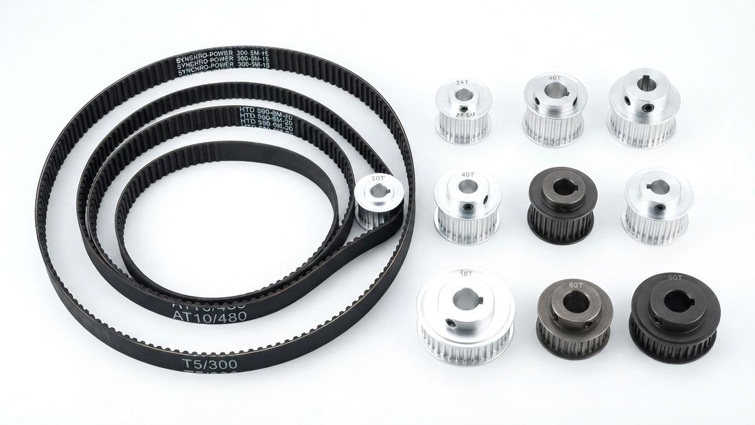 Timing belts and toothed pulleys