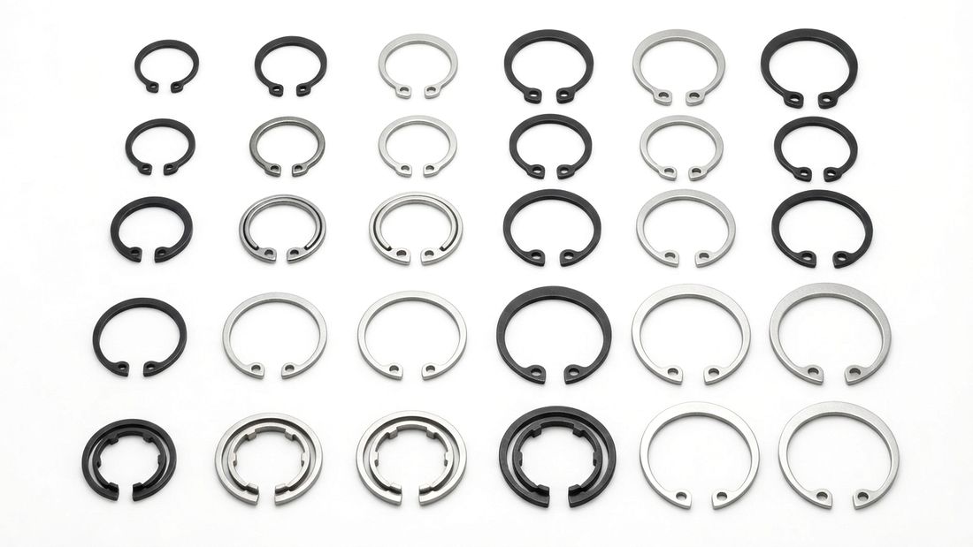 Internal and external circlips